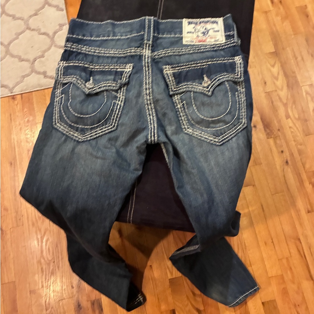 True Religion Dark Blue Boot Cut Jeans